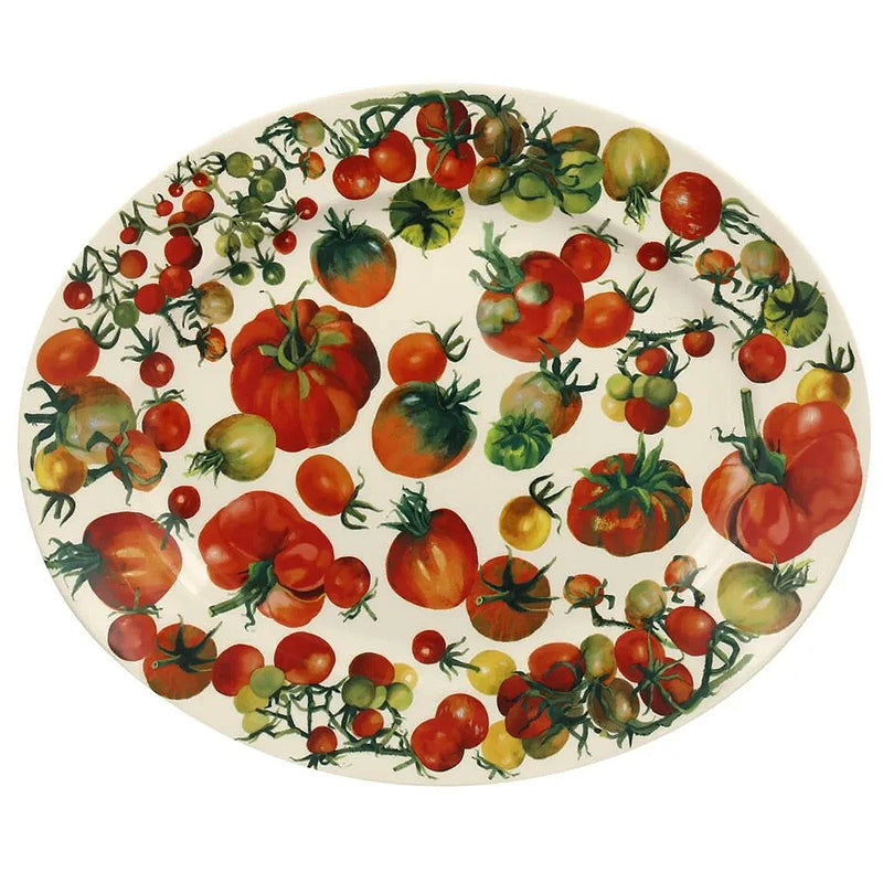 Emma Bridgewater Medium Oval Platter ~ Tomato | British Ceramics | Sabato, Auckland, New Zealand