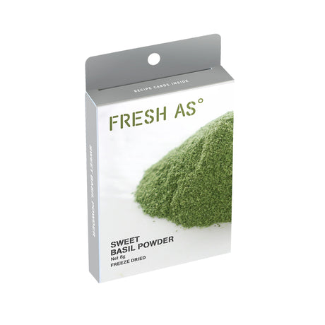 Fresh As Sweet Basil Powder 8g | Freeze Dried Basil Powder | New Zealand Delivery | Sabato Auckland