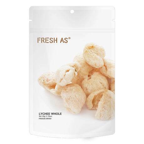 Fresh As Lychee Whole 50g | Freeze Dried Lychees | New Zealand Delivery | Sabato Auckland