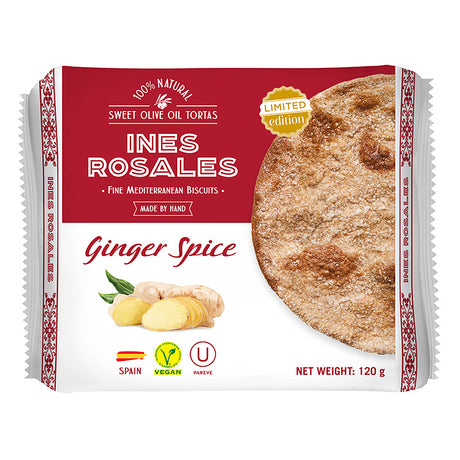 Ines Rosales Ginger Spice Tortas 120g (4 Pack) | New Zealand Delivery | Sabato Auckland