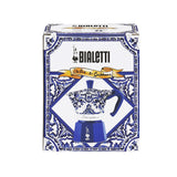 Bialetti Dolce&Gabbana Moka Express ~ Blu Mediterraneo 3 cup | New Zealand Delivery | Sabato Auckland