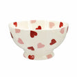 Emma Bridgewater French Bowl ~ Pink Hearts | English Pottery for New Zealand Delivery | Sabato Auckland