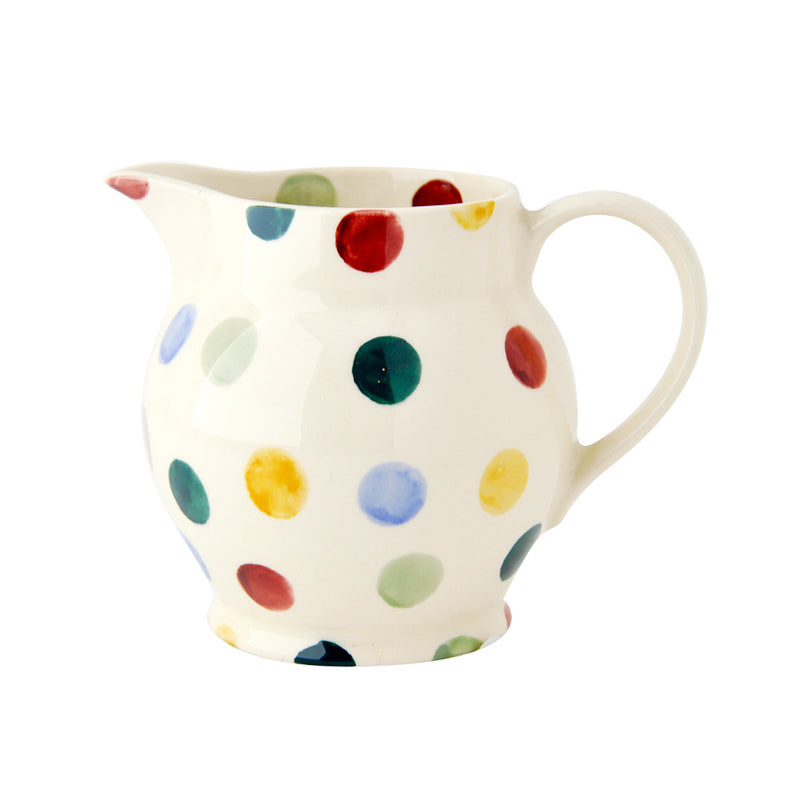 Emma Bridgewater Half Pint Jug ~ Polka Dot side view | New Zealand Delivery | Sabato Auckland