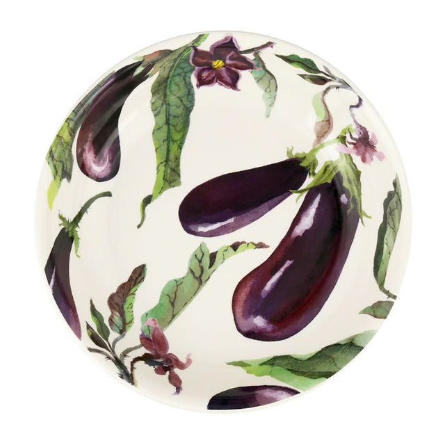 Emma Bridgewater Pasta Bowl ~ Aubergine top view | Stoke-on-trent Pottery | New Zealand Delivery | Sabato Auckland