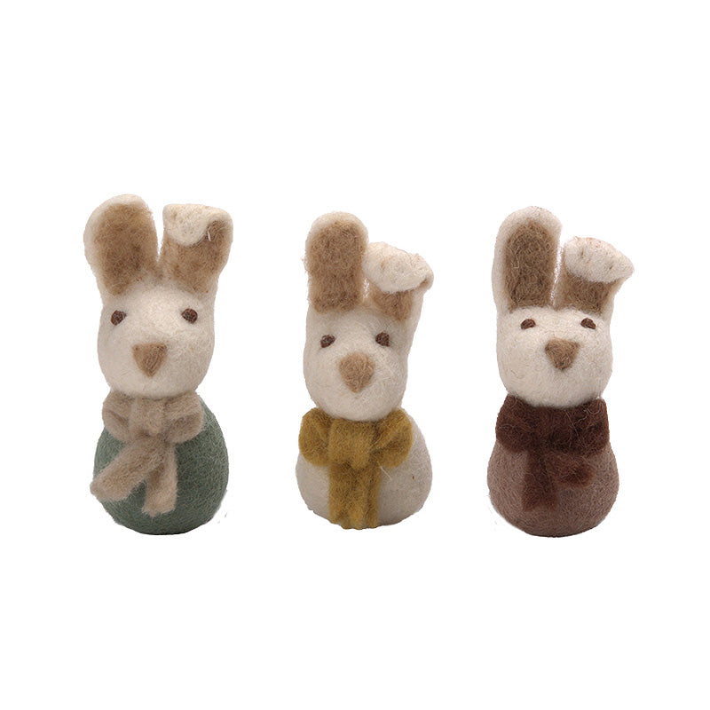Gry & Sif Felt Bunny Hanging Decoration ~ Small