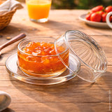La Rochère Ouessant Butter Dish in use | French Glass Butter Dish | New Zealand Delivery | Sabato Auckland