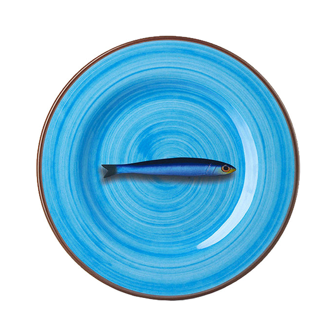 Marioluca Giusti Aimone Luncheon Plate Turquoise | Shop Online | New Zealand Delivery | Sabato Auckland