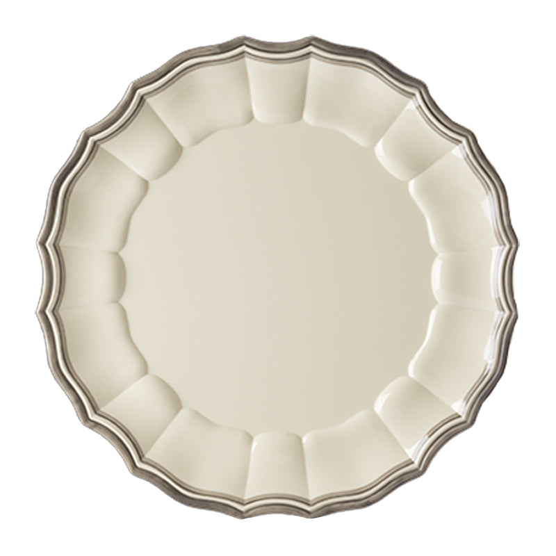 Marioluca Giusti Eva Dinner Plate ~ Grey | Melamine Dinnerware | New Zealand Delivery | Sabato Auckland