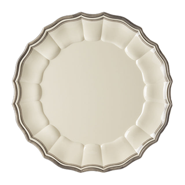 Marioluca Giusti Eva Dinner Plate ~ Grey | Melamine Dinnerware | New Zealand Delivery | Sabato Auckland