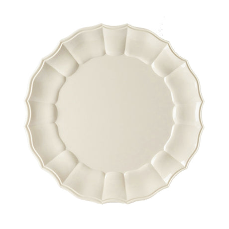 Marioluca Giusti Eva Luncheon Plate ~ Ivory | Melamine Dinnerware | New Zealand Shipping | Sabato Auckland