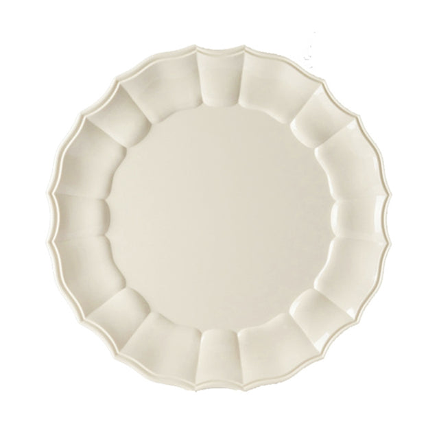 Marioluca Giusti Eva Luncheon Plate ~ Ivory | Melamine Dinnerware | New Zealand Shipping | Sabato Auckland