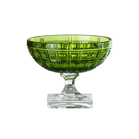 Marioluca Giusti Winston Coupe ~ Green | Acrylic Crystal Footed Bowl | New Zealand Delivery | Sabato Auckland