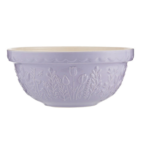 Mason Cash 'In The Meadow' Mixing Bowl ~ Lilac Tulip 24cm | New Zealand Delivery | Sabato Auckland