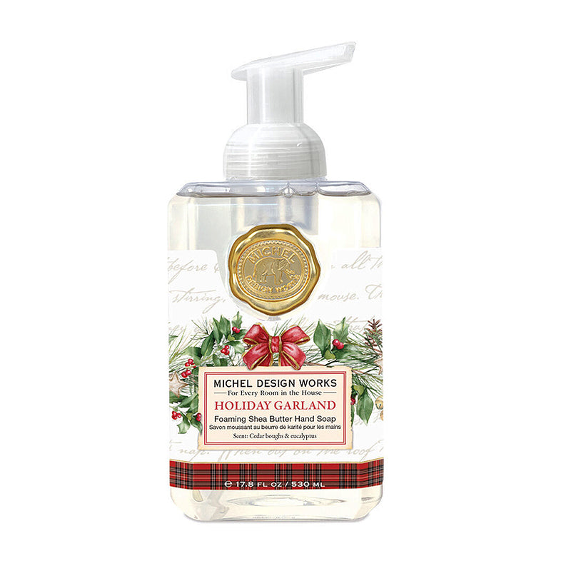 Michel Design Works Foaming Hand Soap ~ Holiday Garland 530ml | New Zealand Delivery | Sabato Auckland