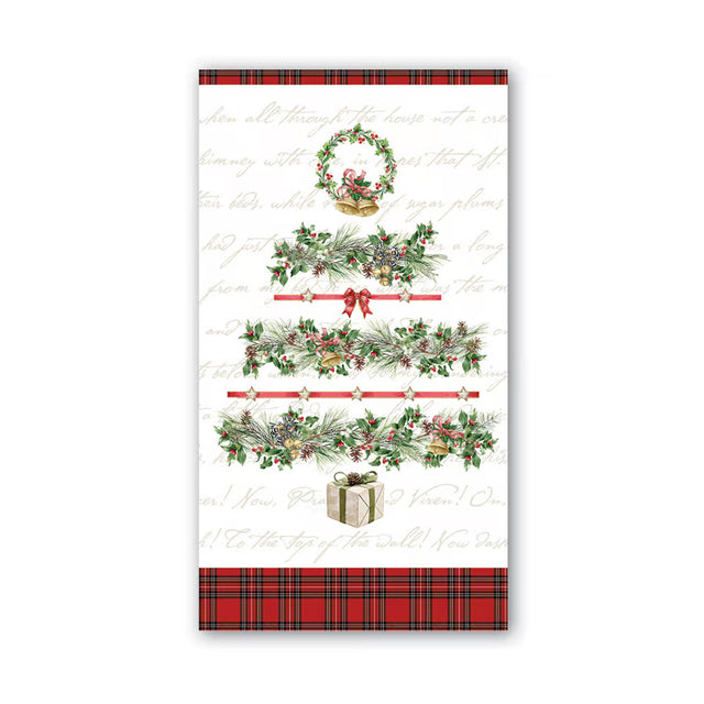 Michel Design Works Hostess Napkins ~ Holiday Garland | Christmas Paper Serviettes | Sabato Auckland