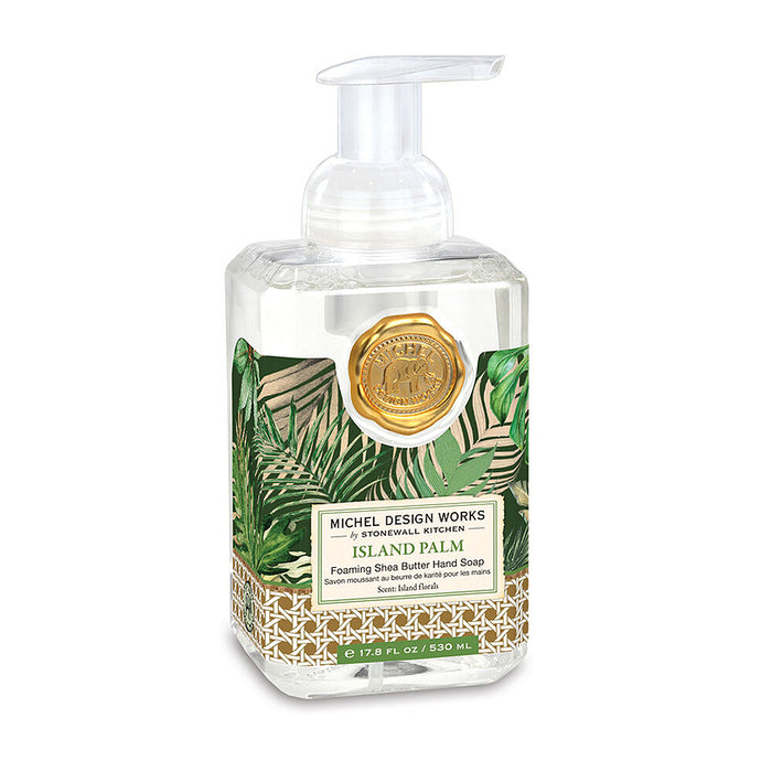 Michel Design Works Foaming Hand Soap ~ Island Palm 530ml | New Zealand Delivery | Sabato Auckland