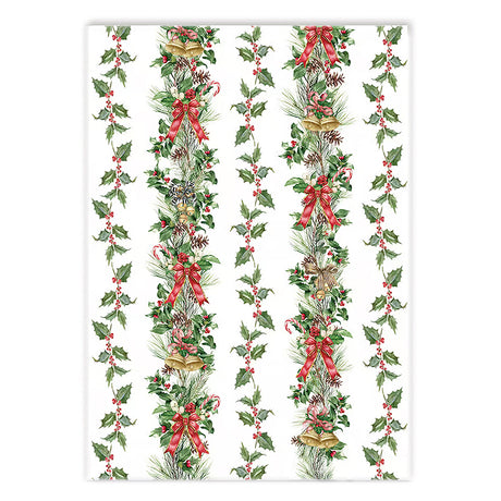 Michel Design Works Tea Towel ~ Holiday Garland | Christmas Kitchen linen | Sabato Auckland