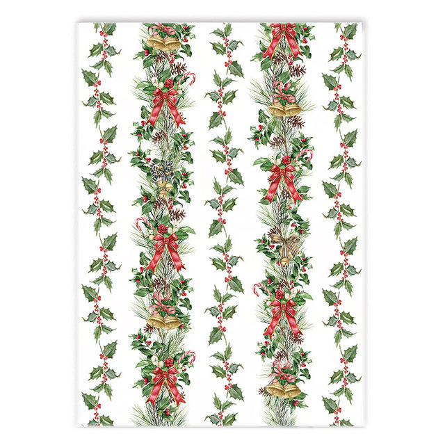 Michel Design Works Tea Towel ~ Holiday Garland | Christmas Kitchen linen | Sabato Auckland