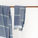Mungo Itawuli Hand Towel ~ Atlantic Blue | New Zealand delivery | Sabato Auckland