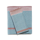 Mungo Itawuli Hand Towel ~ Dusty Teal - folded | New Zealand Delivery | Sabato Auckland