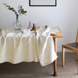 Mungo Cloverleaf Linen Tablecloth ~ Natural | New Zealand Delivery | Sabato Auckland