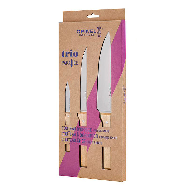 Opinel Parallele Knives Set of 3 | New Zealand Delivery | Sabato Auckland