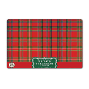 Load image into Gallery viewer, Michel Design Works Paper Placemats - Tartan | Sabato Auckland
