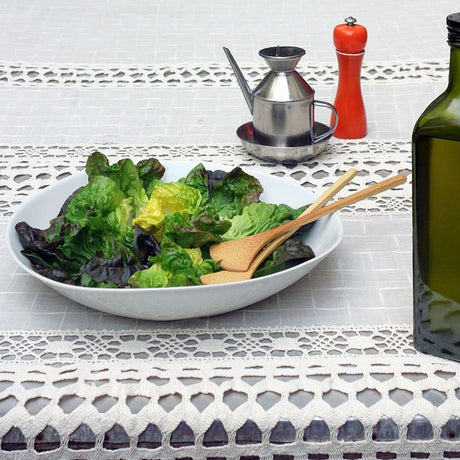 Tsé & Tsé Large Shallow Famished Bowl ~ White | French Porcelain Serveware | New Zealand Delivery | Sabato Auckland