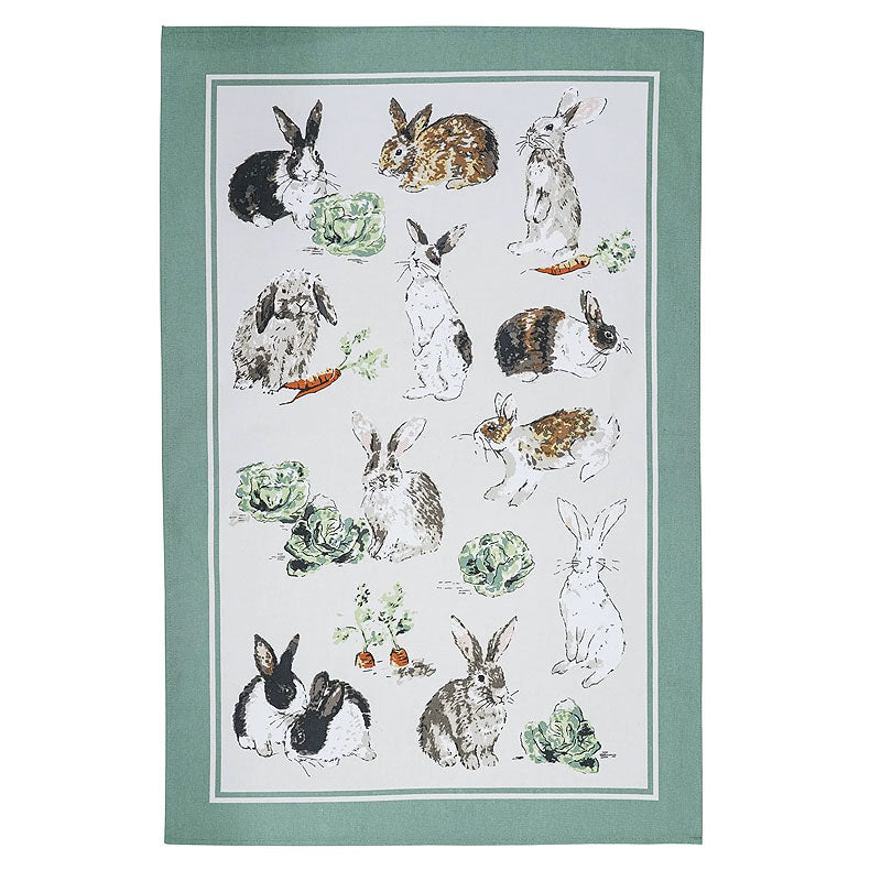 Ulster Weavers Tea Towel ~ Rabbit Patch | New Zealand Delivery | Sabato Auckland