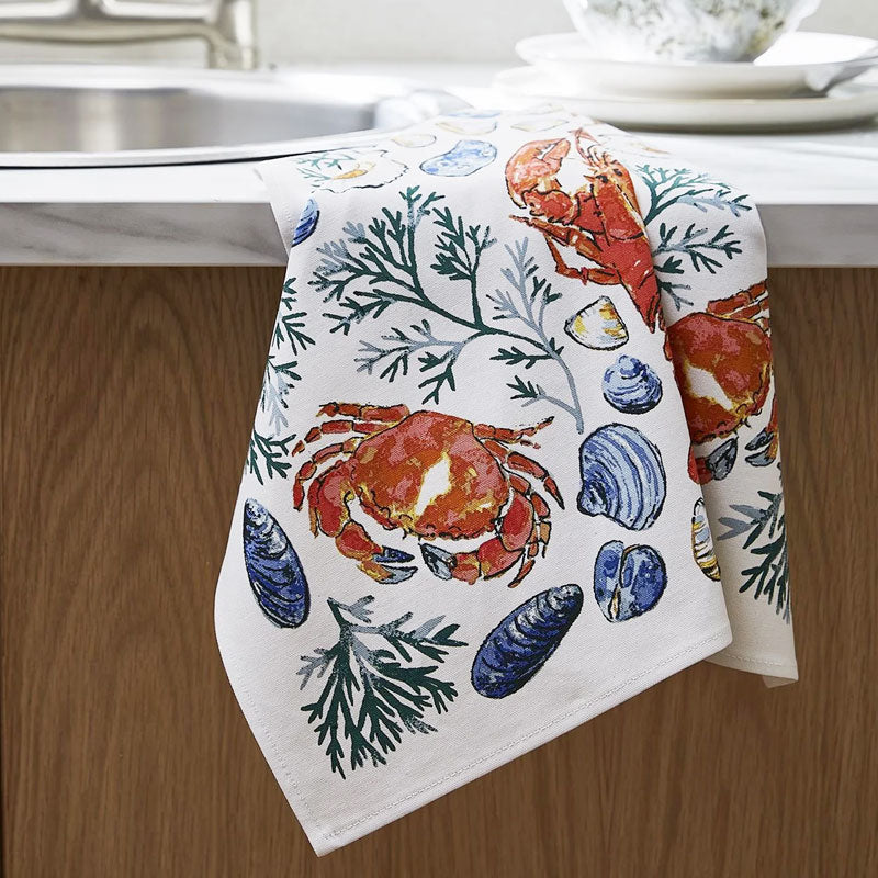 Ulster Weavers Tea Towel ~ Shellfish | New Zealand Delivery | Sabato Auckland