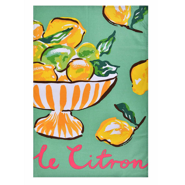 Ulster Weavers Tea Towel ~ Le Citron | New Zealand Delivery | Sabato Auckland