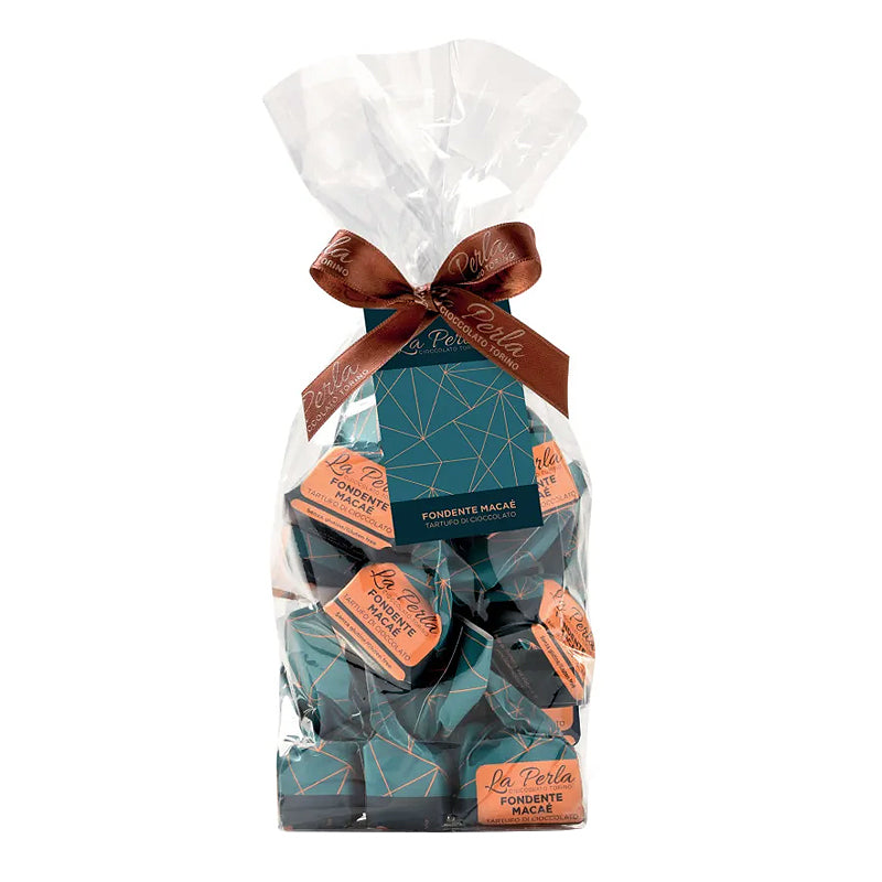 La Perla di Torino Dark Macaé Truffles 200g Bag | Italian Confectionery | New Zealand Delivery | Sabato Auckland