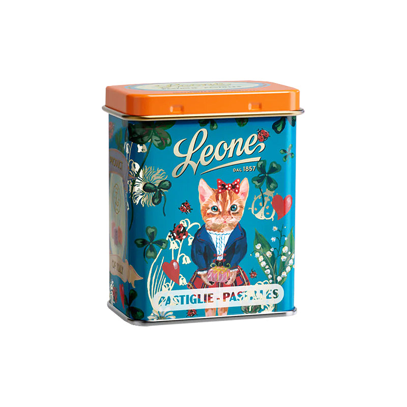 Leone Nathalie Lété Pastilles 45g blue tin | Italian Confectionery | New Zealand Delivery | Sabato Auckland