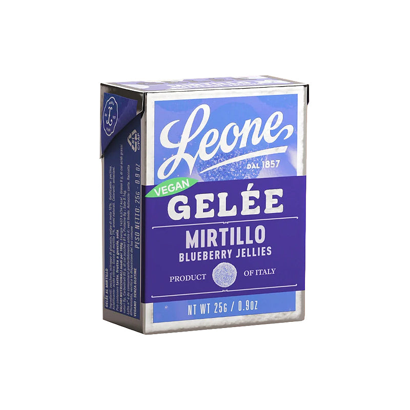 Leone Blueberry Jellies 25g Box | Italian Confectionery | New Zealand Delivery | Sabato Auckland