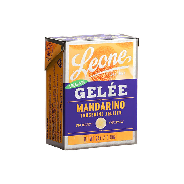 Leone Mandarin Jellies 25g Box | Italian Confectionery | Sabato, Auckland, New Zealand