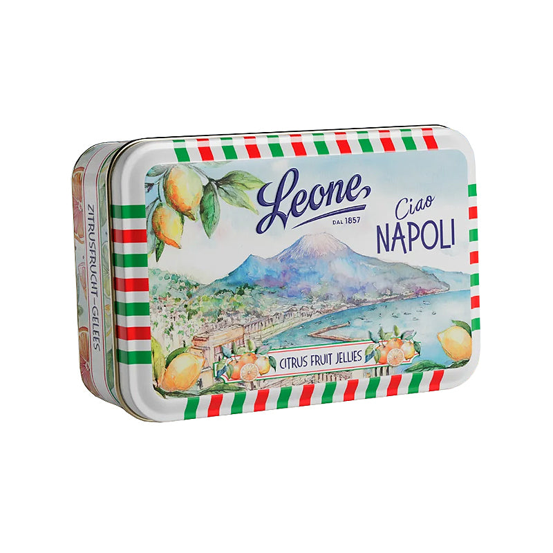 Leone Citrus Jellies in Naples Tin 100g | Italian Confectionery | New Zealand Delivery | Sabato Auckland