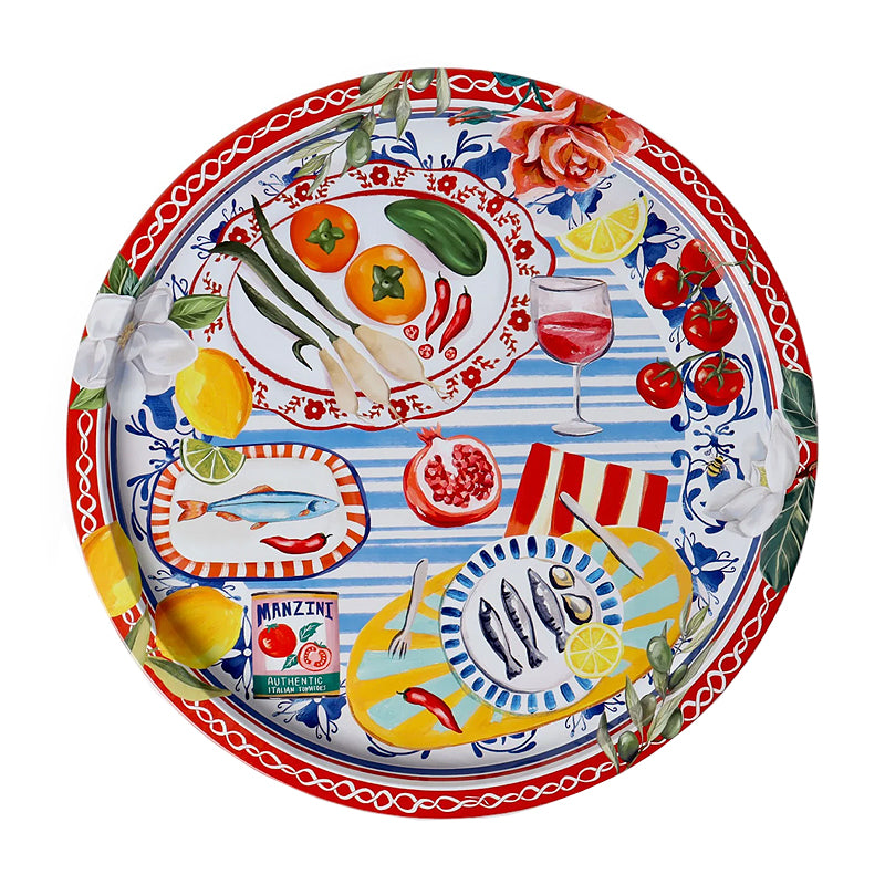 La La Land Round Tray ~ Italian Summer | New Zealand Delivery | Sabato Auckland