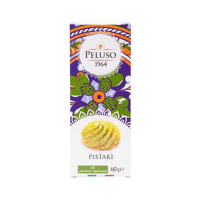 Peluso Sicilian Almond Biscuits with Pistachio 60g | Italian Biscuits | New Zealand Delivery | Sabato Auckland