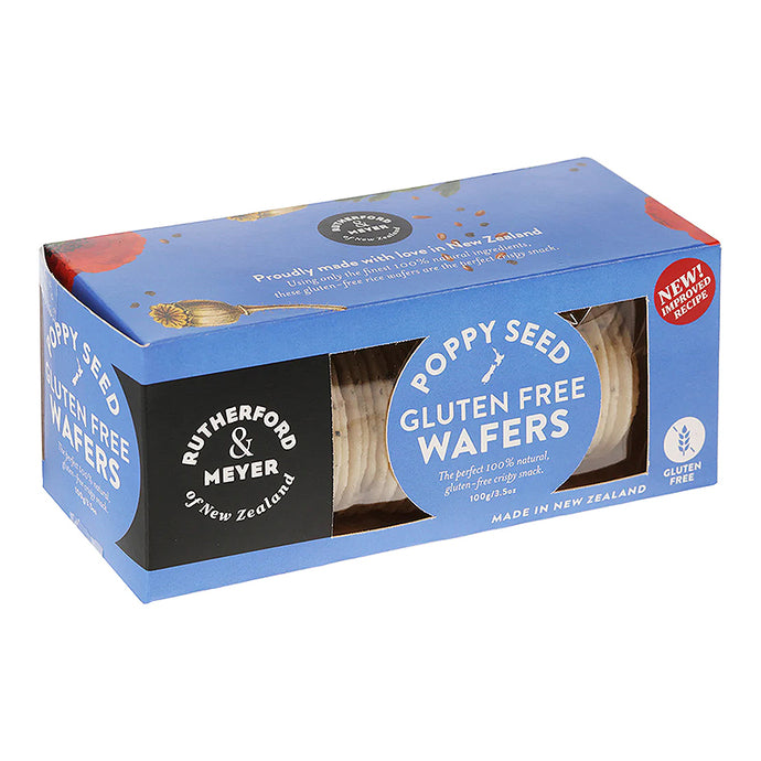 Rutherford & Meyer Rice Wafers Poppy Seed