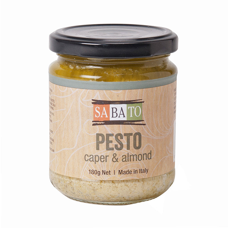 Sabato Pesto Caper & Almond 180g | Sabato New Zealand