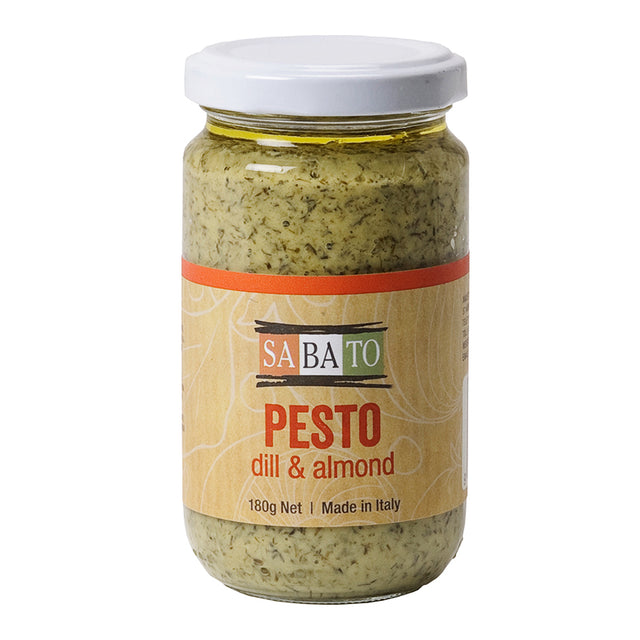 Sabato Pesto Dill & Almond 180g | Sabato New Zealand