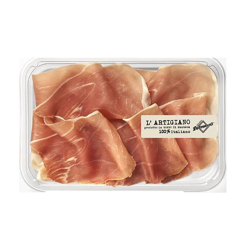 Pedrazzoli L'Artigiano sliced prosciutto crudo