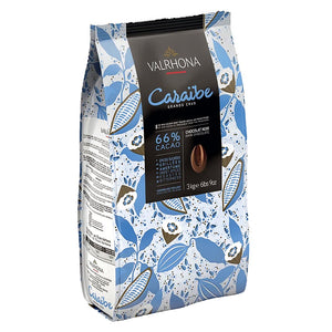 Valrhona Caraïbe 66% Dark Chocolate Fèves 3kg | French Chocolate New Zealand | Sabato Auckland