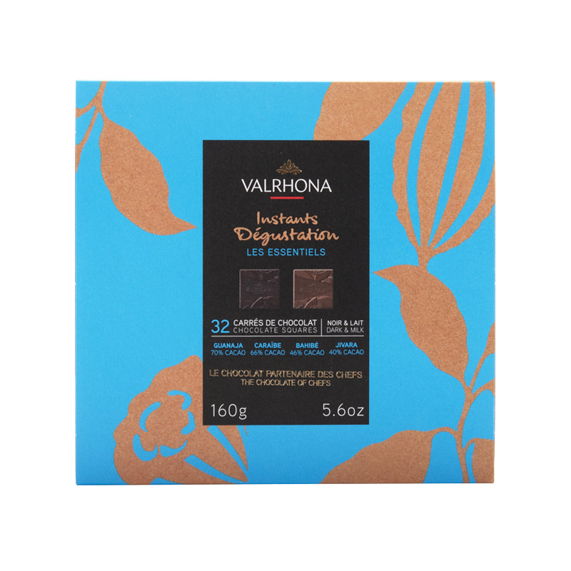 Valrhona Chocolate Squares Gift Box 32pc