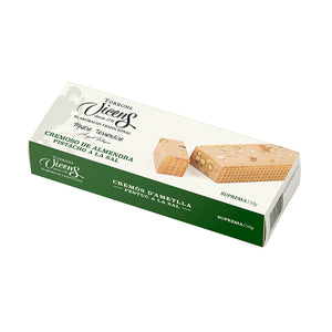 Vicens Creamy Almond Nougat with Pistachios & Salt 150g Boxed | Spanish Turron | New Zealand Delivery | Sabato Auckland