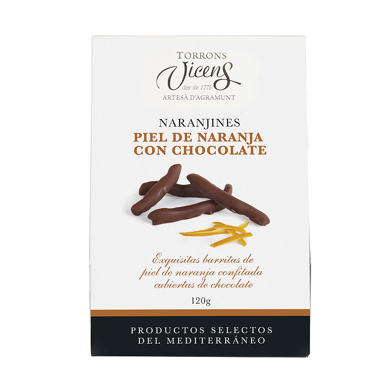 Vicens Naranjines Orange Sticks 120g | Spanish Chocolate & Confectionery | New Zealand Delivery | Sabato Auckland