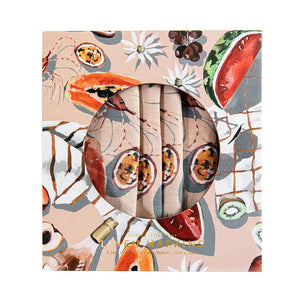 Load image into Gallery viewer, Bespoke Letterpress Linen Napkins ~ Summer Picnic
