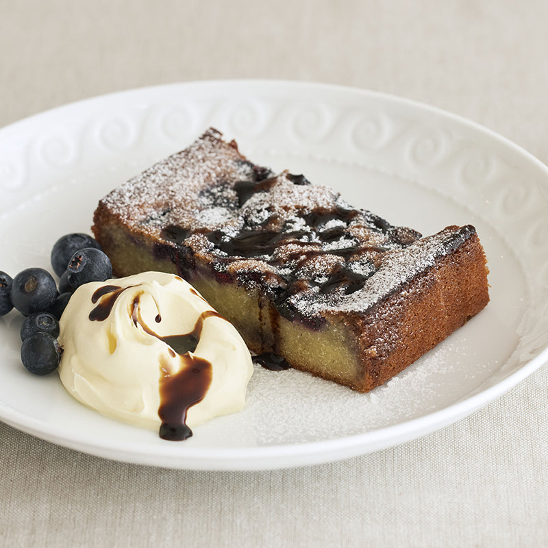 Blueberry and almond friand cake | Gluten-free cake | Sabato Auckland