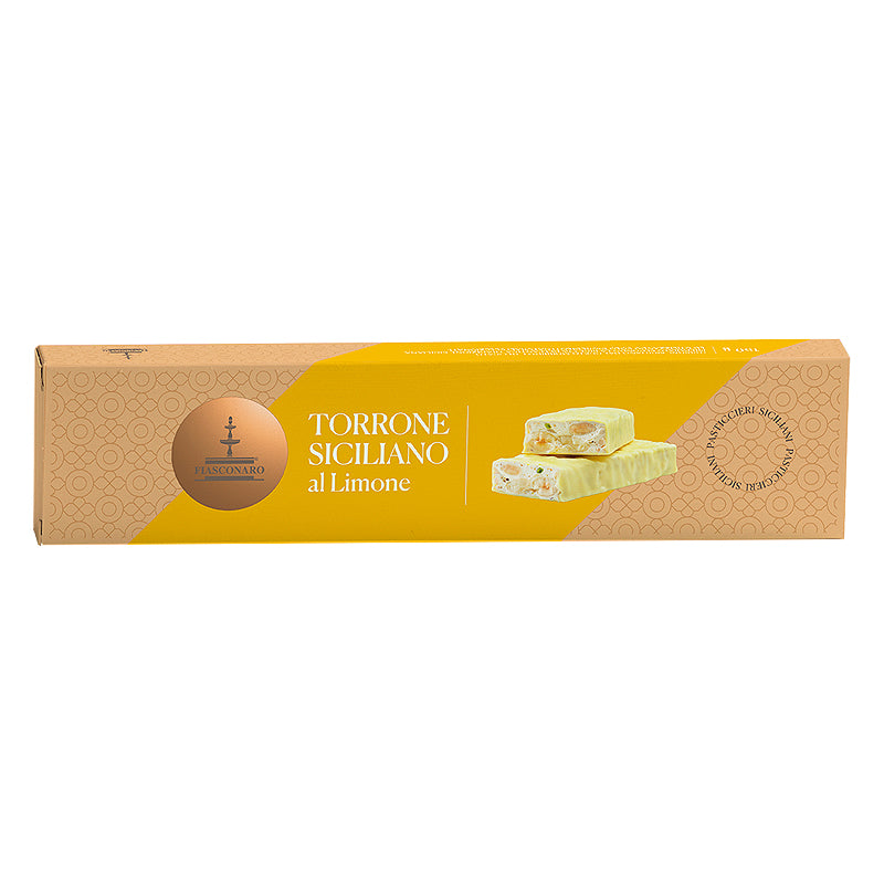 Fiasconaro Torrone Siciliano ~ Lemon 150g | Italian Torrone & Confectionery | New Zealand Delivery | Sabato Auckland