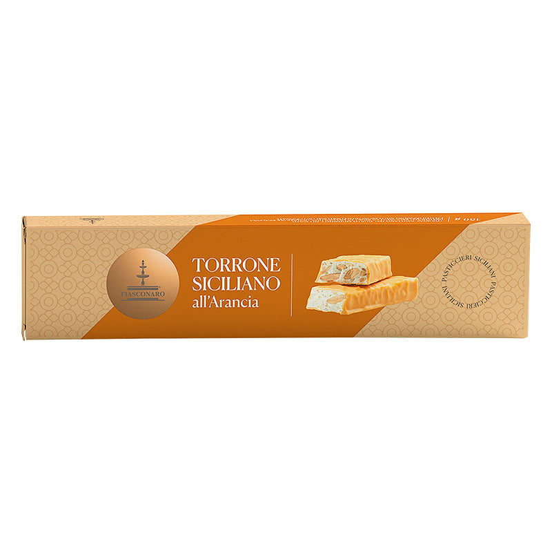 Fiasconaro Torrone Siciliano ~ Orange 150g | Italian Torrone & Confectionery | New Zealand Delivery | Sabato Auckland